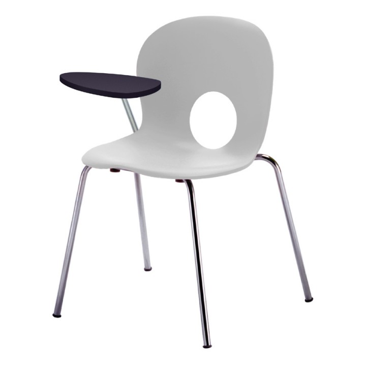 Olivia - Chair with right writing tablet, antipanic hinge