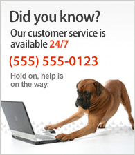 Il nostro servizio clienti è disponibile 24/7. Chiamaci al (555) 555-0123.